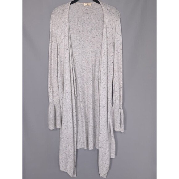 Anthropologie Moth Size L Wool Cashmere Blend Bell Sleeve Cardigan Sweater Women - Picture 4 of 12